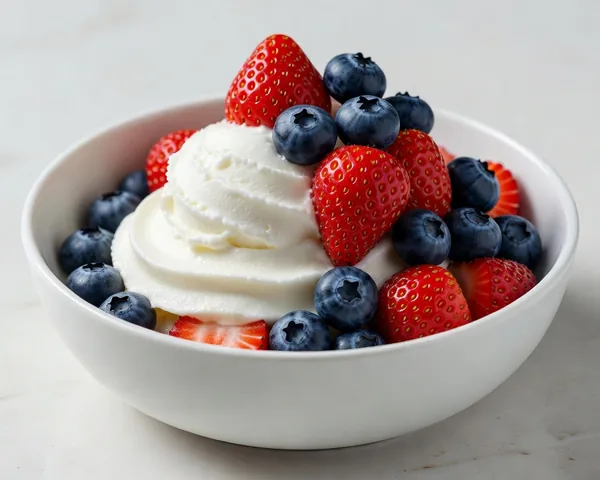 Frozen Protein Joghurt mit Früchten